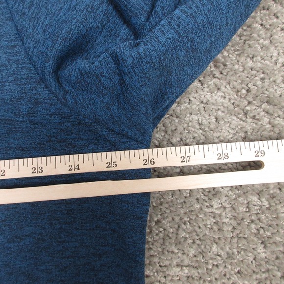 Nike Sweater Mens XL Blue Thermafit Fleece Activewear Pullover Hoodie Sweatshirt - Picture 8 of 9